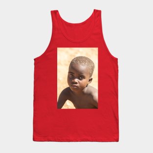 Namibia. Himba Tribe. Portrait of a Boy. Tank Top